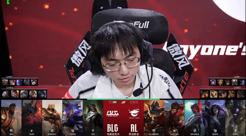 半岛体育注册网址-AL 1-1 BLG：Knight沙皇完全迷失，AL打赢关键团一波取胜